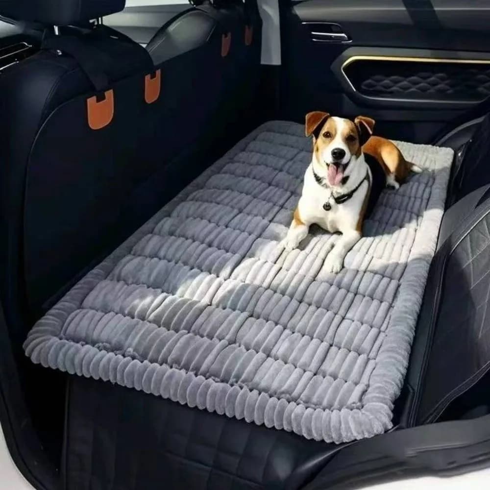 Nuovo Tappetino Multiuso per Sedile Posteriore per Animali Domestici, Lavabile, Traspirante, in Flanella, Coprisedile per Cani, Letto per Cani a Quadri Spesso