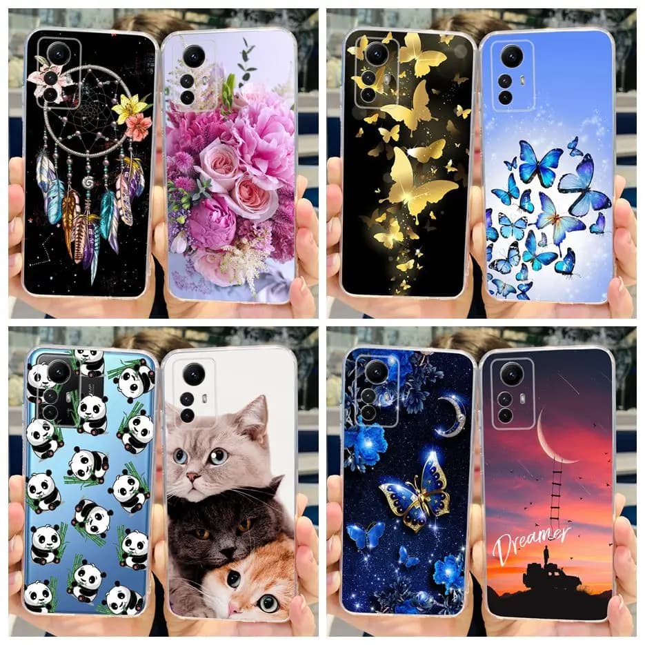 Per Xiaomi Redmi Note 12s Custodia 6.43 ''Elegante Cover dipinta Custodia morbida in silicone per Xiaomi Redmi Note12 S Note 12S 4G Coque