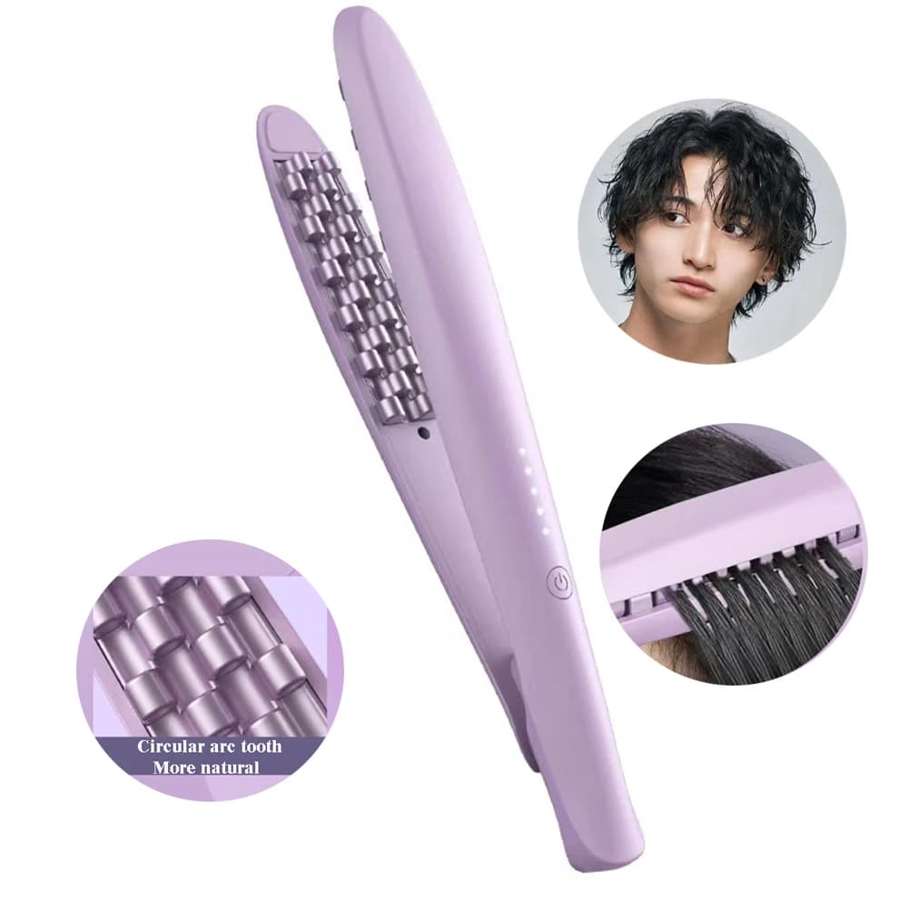 Ferro Arricciacapelli Elettrico con Ioni Negativi per Ricci Voluminosi e Permanenti, Strumento per lo Styling dei Capelli