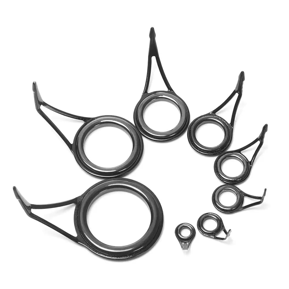 Guide for fishing rod Eye ceramic ring O-ring stainless steel inner diameter 3mm-23mm oval equipment box Accessories Point repair kit