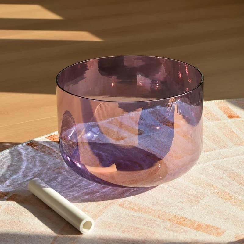 Quartz Crucible Sound Bowl Crystal Set Singing Quartz 432Hz Sound Healing Instrument Sound Therapy Meditation