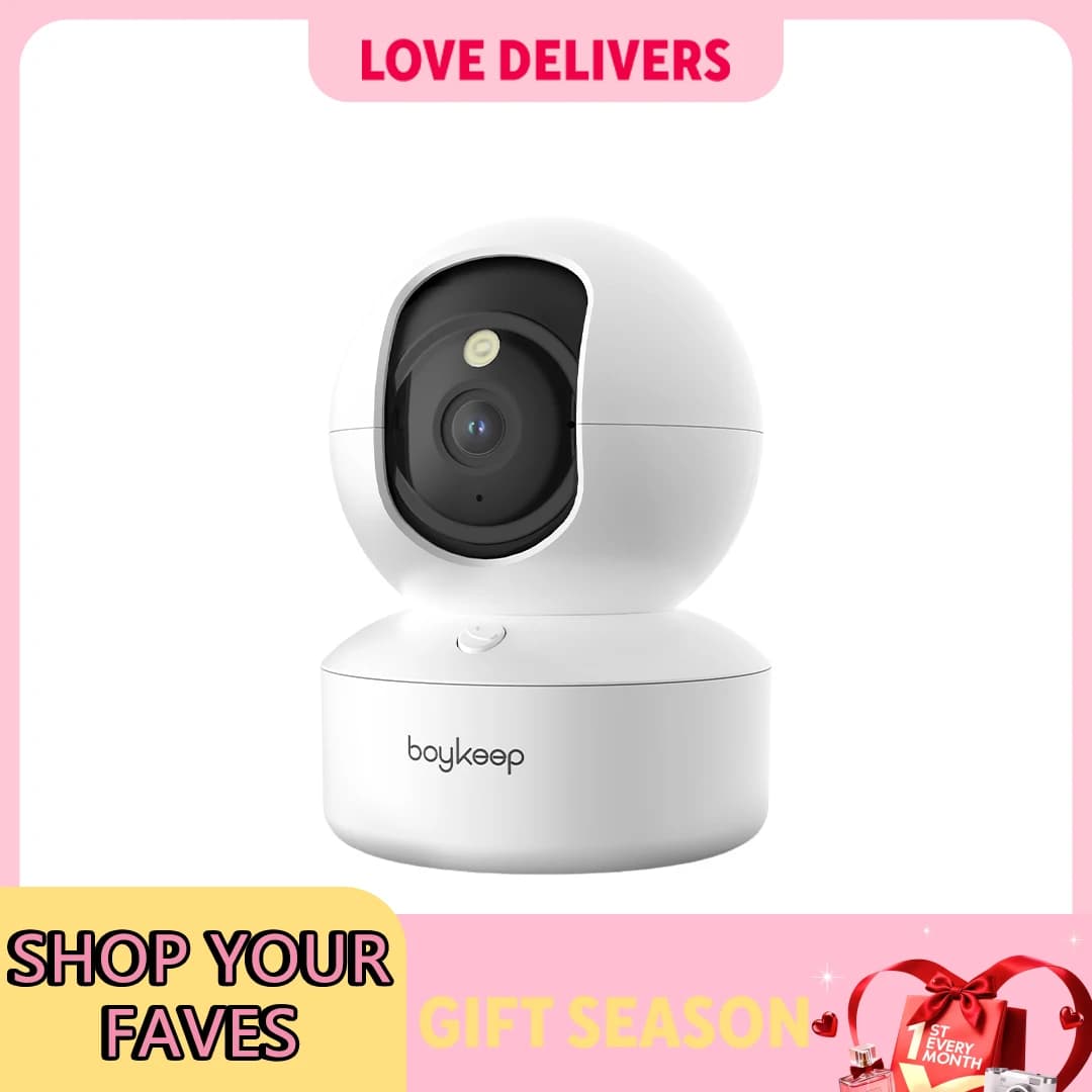 BoyKeep Telecamera IP WiFi da 3 MP Smart Baby Monitor Sicurezza domestica 5G WiFi IP interno Monitoraggio automatico Video sorveglianza 24/7