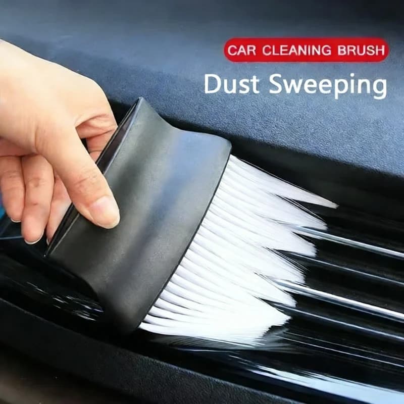Set di 2 Spazzole per Pulizia Bocchette Aria Auto, Strumento per Dettagli Climatizzatore - Spazzola per Rimozione Polvere per Interni Auto e Pulizia Casa e Ufficio