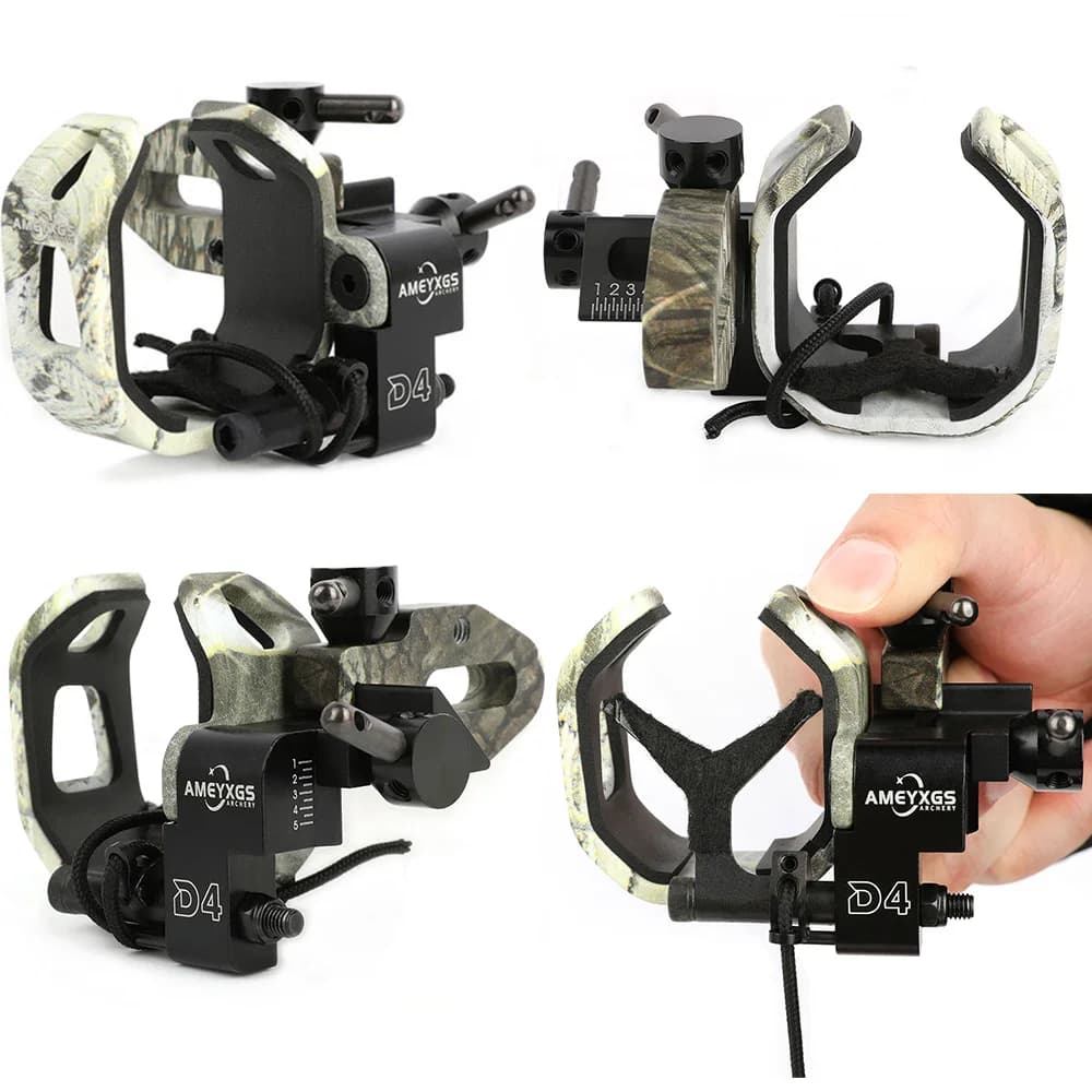 1pc Arco composto regolabile Camo Poggia freccia Tiro con l'arco Caduta Drop Away Poggia freccia in metallo per arco composto Caccia Tiro Accessorio