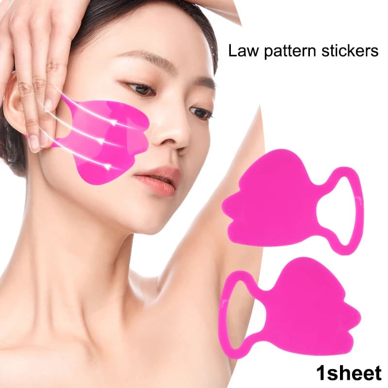Mask Face in Silicone Effect Lifting, Patch for Eyes, Reduces the Subtle Rugs, Rose Perfume, Soft, Prevents Cedimento, Beauty of the Face