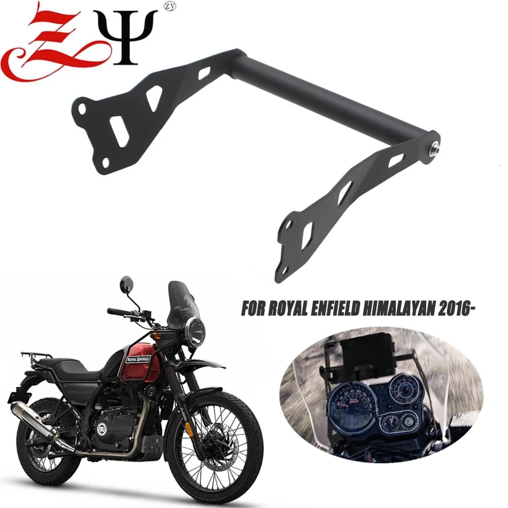 Moto GPS SMART TELEFONO Parabrezza di Navigazione GPS Piastra Staffa Adattare Il Supporto Per ROYAL ENFIELD HIMALAYAN 2016 2017 2018-2021