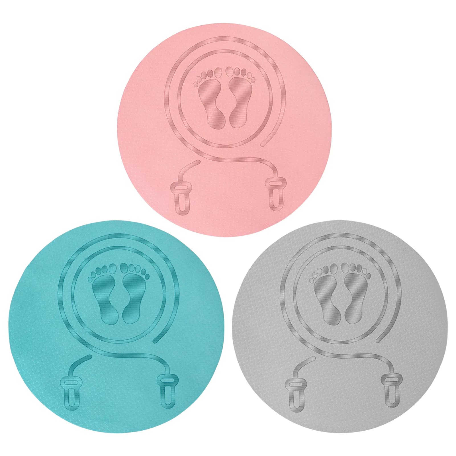 Indoor and Outdoor Jumping Rope Mat Shock Absorption and Sound Insulation Mute Cover for Home Use thickening Fitness Sports Yoga Mat