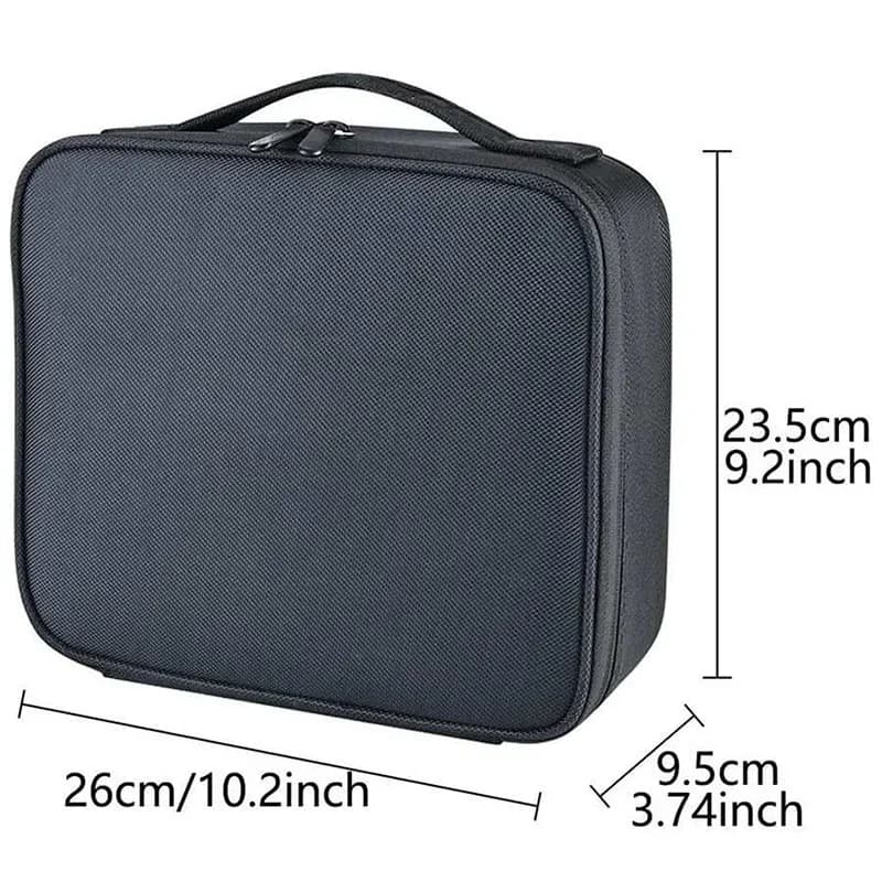 Borsa da viaggio per trucco da donna, custodia professionale impermeabile per cosmetici, porta pennelli per trucco