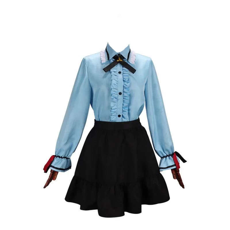 Palcoscenico colorato, costume cosplay Haruka Kiritani, uniforme a maniche lunghe, gonna corta nera, costume anime cosplay
