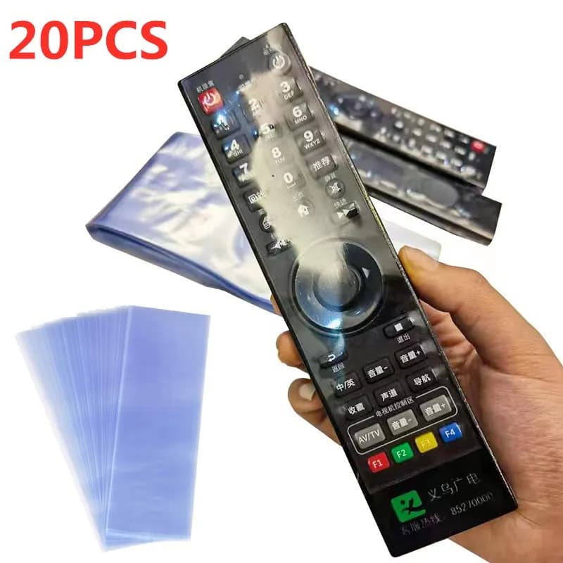 5/10/20PCS Transparent Pellicola Termoretraibile Anti-dust Anti-dust Protective Cover Case For TV Air Conditioned Remote Control In Plastic Termoretrabile