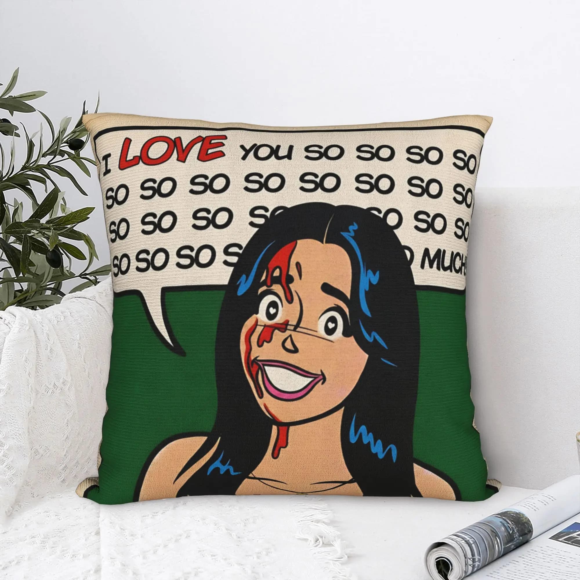 Pillow Case Obsession Movie 2026 Soft Pillow Cover For Couch Sofa Bedroom Morden Pillowcases