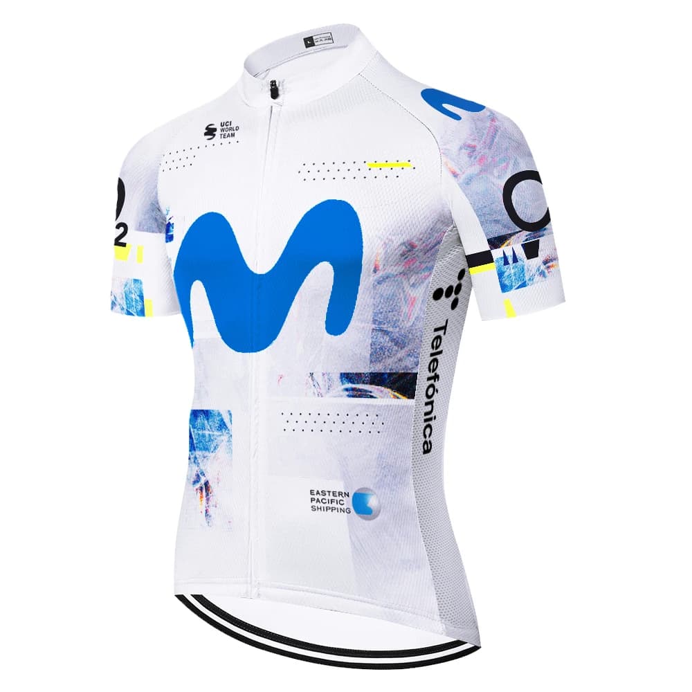 movistar Cycling Jersey Summer Racing Cycling Clothing Ropa Ciclismo Short Sleeve mtb Bike Jersey Shirt tenue cyclisme homme