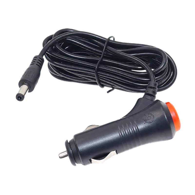 DC 5.5*2.1 Car Cigarette Lighter Socket DC 12V Converter Power Supply Charger Adapter Mal Ecable Extension Cable Plug Power A2