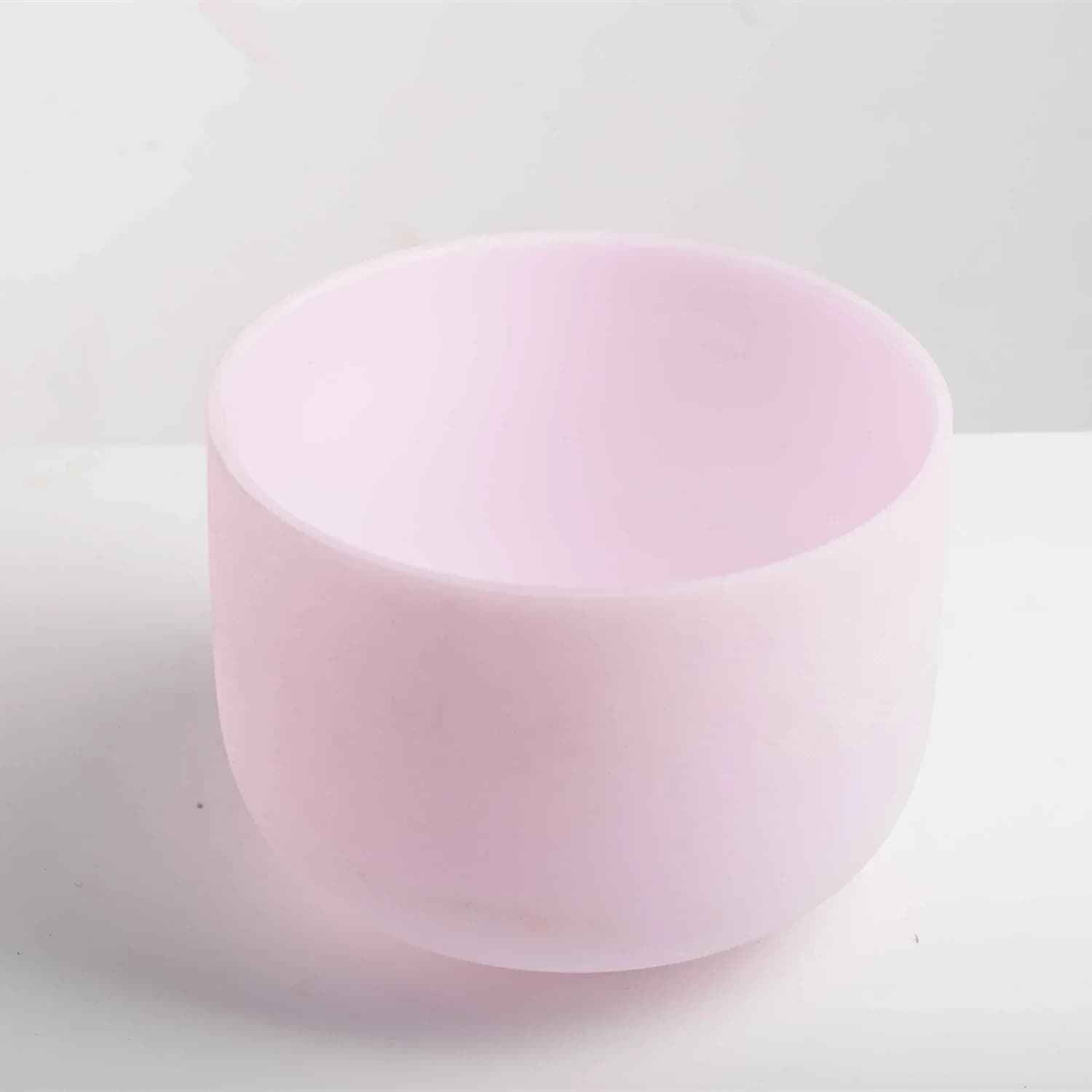 STAR LINKUP 10inch Morganite Gemstone Fusion Crystal Singing Bowl Set 440/432hz Sound Meditation Bowl with Beige Bag