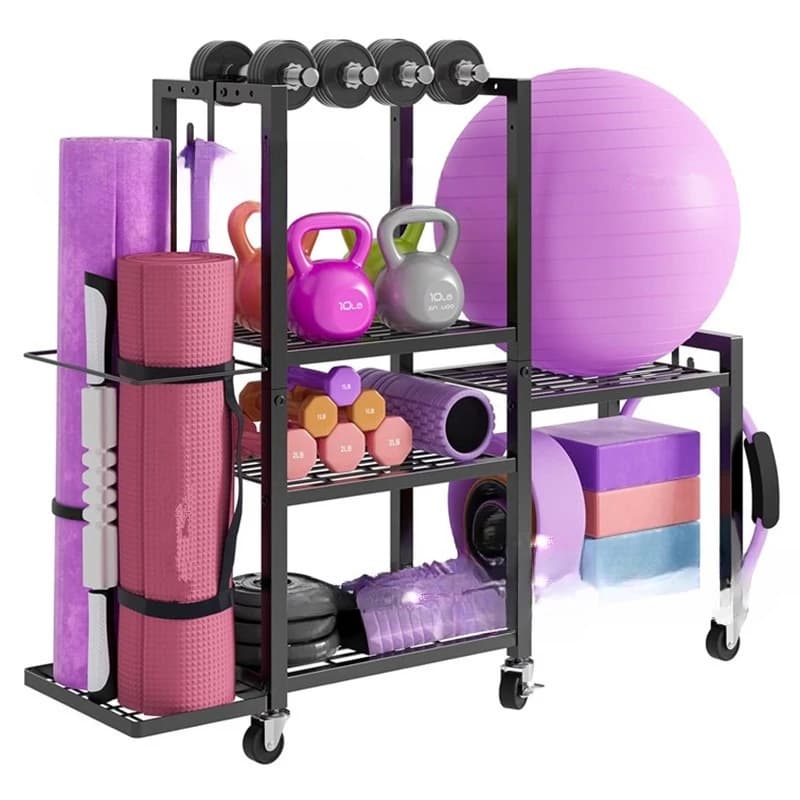 Cross-border handlebar holder, yoga mat holder, home gym equipment holder, removable holder with hook