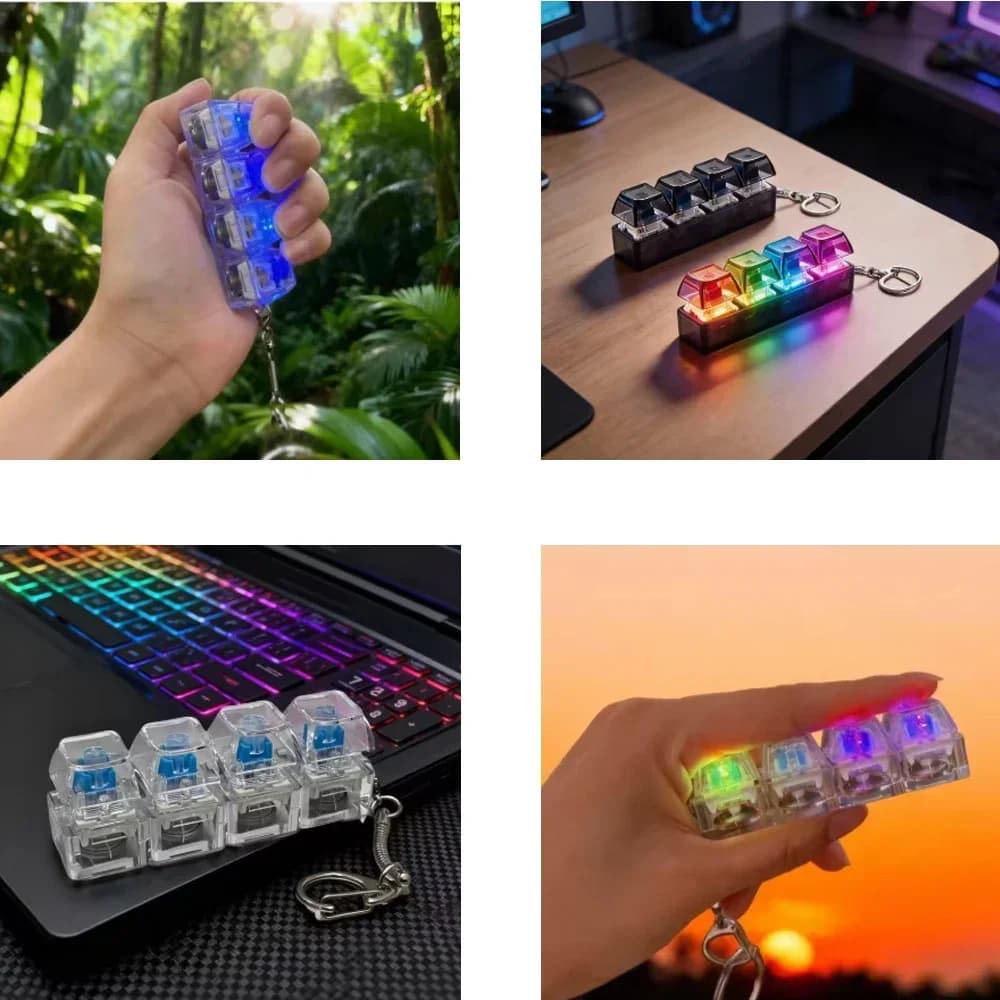 Mechanical Keyboards Tester Ergonomic Keyboards Switches Selection Tool Keychain