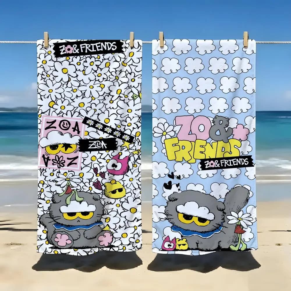 Asciugamano da spiaggia K-pop superstar G-GD, ideale per viaggi, palestra, doccia, lusso, leggero, campeggio, piscina