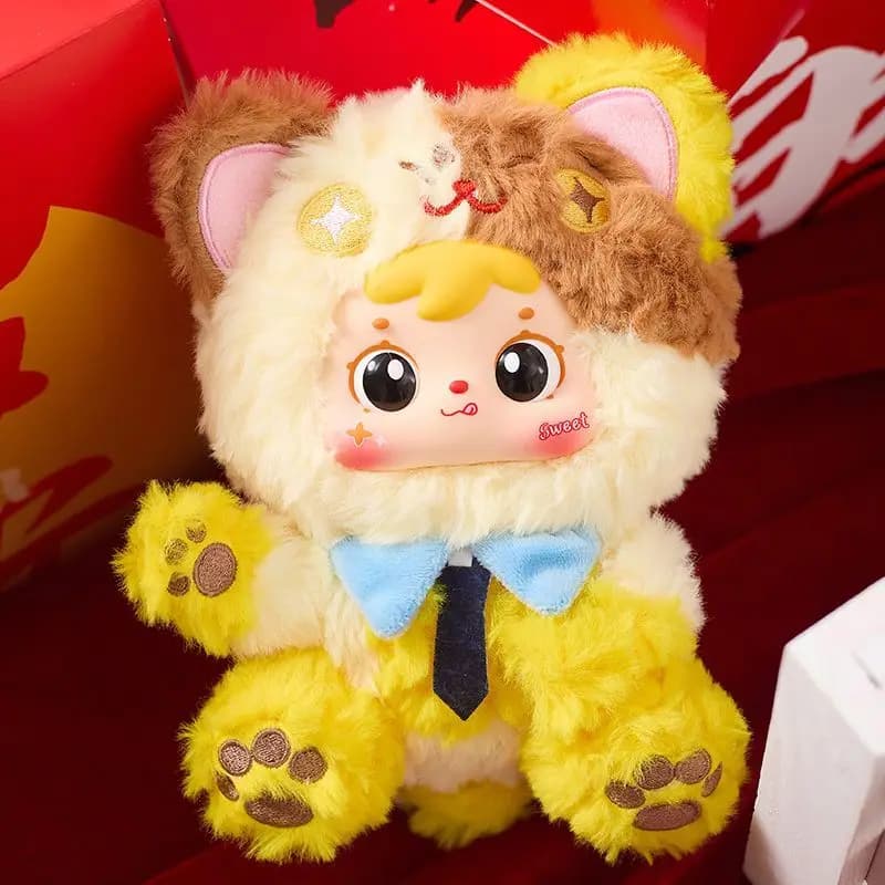 Nuovo autentico Samuel Meow Lucky Cat Ciondolo in peluche Scatola misteriosa Alla moda Portafortuna e buon umore Tutto il miglior regalo di compleanno