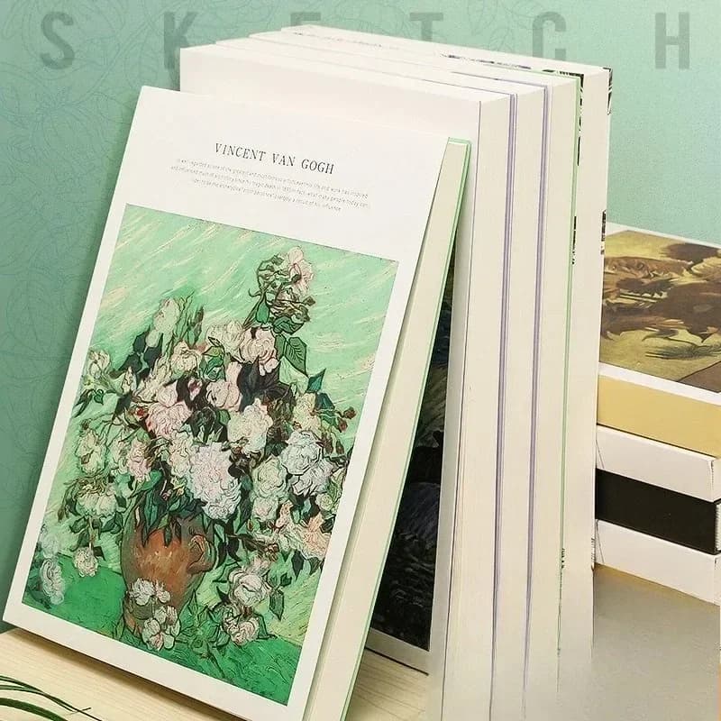 16K Thickened Sketchbook Painting Graffiti Book Blank Paper Sketch Book Art Lead Watercolor Book