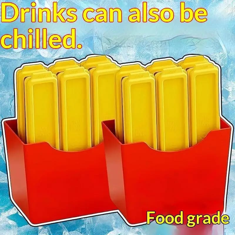 Homemade Ice Stick Cocktail Maker 1/2 Set Long Bar Silicone Mold Tray Kitchen Tool
