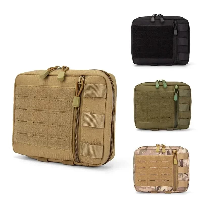 1 pz. Borsa Tattica Molle EDC, Kit Pronto Soccorso, Marsupio Sportivo da Esterno, Borsa Utensili di Emergenza EMT, Borse da Caccia