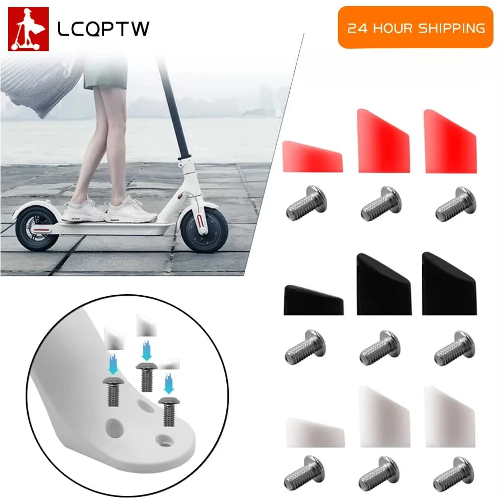Copertura in gomma per tappo a vite parafango posteriore per Xiaomi M365 Pro 1S Viti per scooter elettrico Coperchio tappo Manicotto protettivo antipolvere Parte