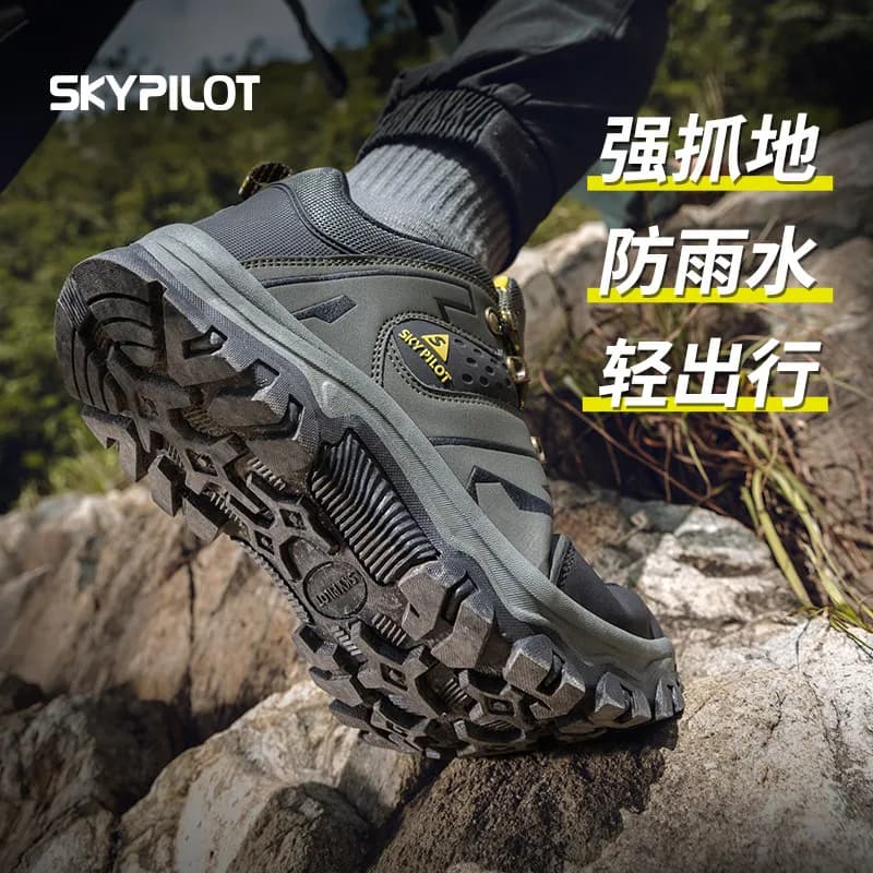 Skypilot hiking shoes men trekking sneakers non-slip waterproof shoes ankle women outdoor sports lightweight Tactical snow boots