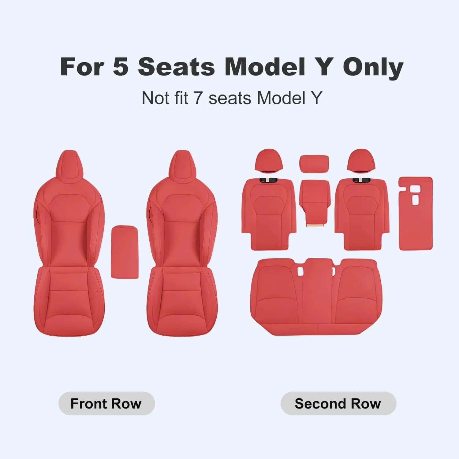 Coprisedili su Misura per Tesla Model 3 Highland e Y Juniper, Accessori Interni, Copertura Completa in Pelle NAPPA Traforata