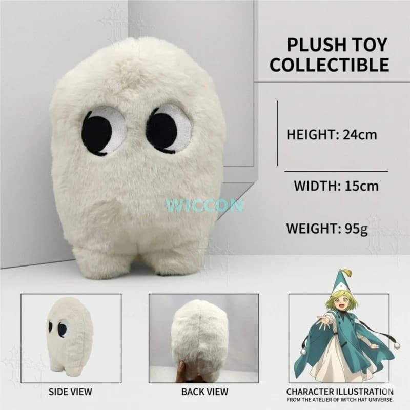 Cute Witch Hat Atelier Fudemushi Plush Anime Coco Brushbuddy Plush Soft Stuffed Peripheral Collection Brushbuddy Plush Merch