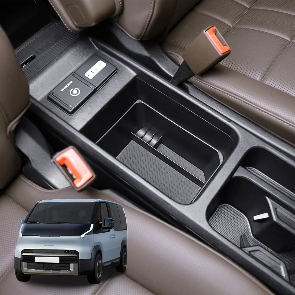 For Kia PV5 2025 2026 Car Special Central Storage Box Instrument Panel Console Storage Box Car Interior Storage Accessories LHD