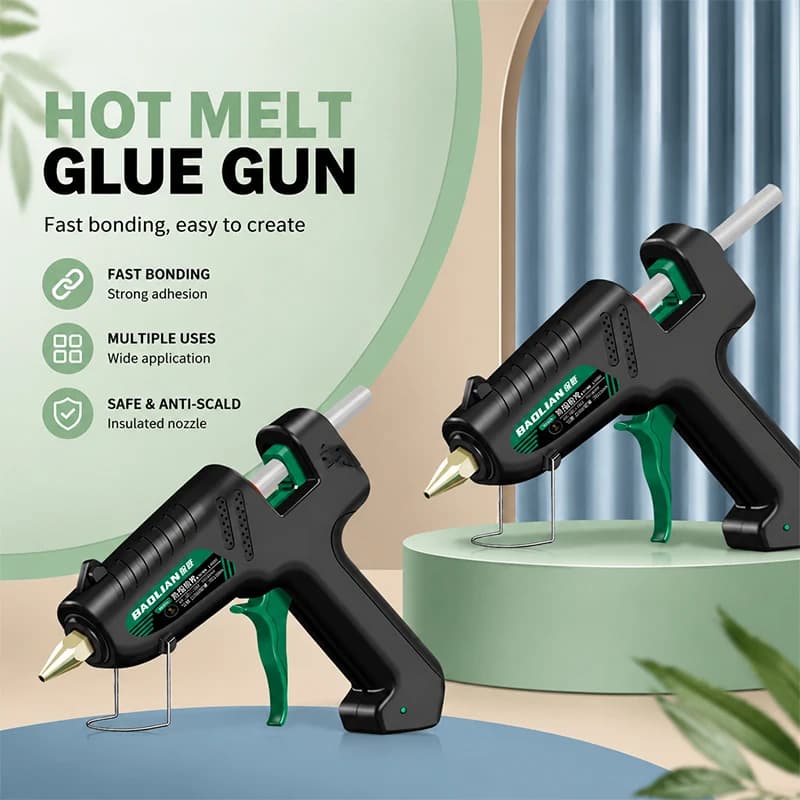 Hot Melt Glue Gun Electric Heating Glue Gun High Viscosity Hot Melt Stick for Household Handmade DIY Craft Repair
