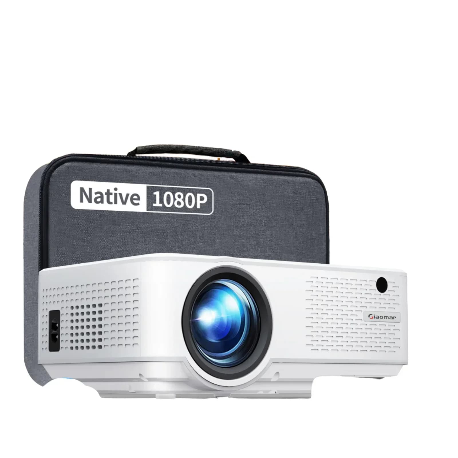 Proiettore LCD C9 HD Mini Portatile a Corto Raggio, Videoproiettore 4K con Mirroring dello Schermo, Proiettore Video Smart HD per Cinema