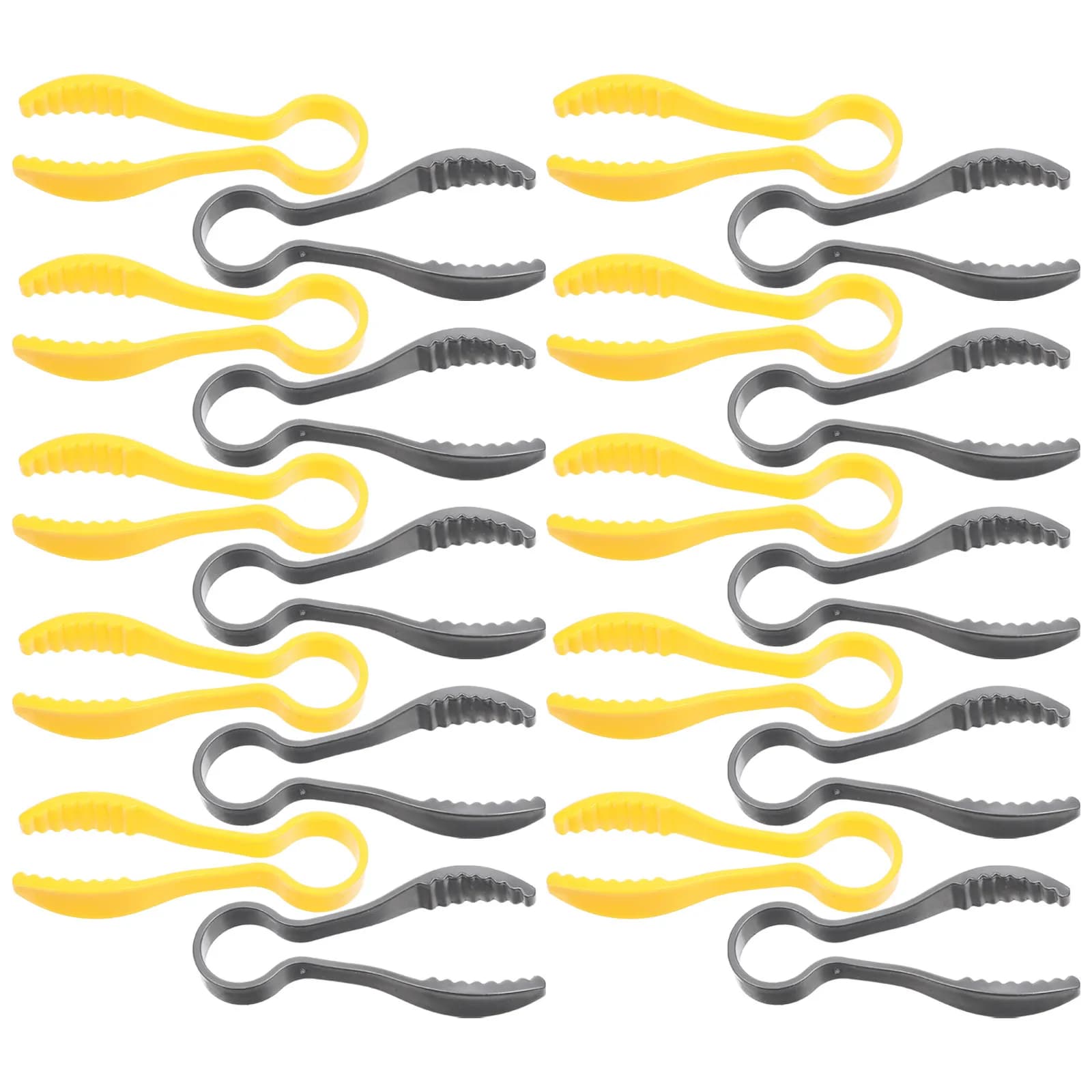 20 pinzette per bambini in plastica, leggere e sicure, per l'allenamento delle abilità motorie, per l'ordinamento, per esperimenti, strumenti didattici per l'asilo