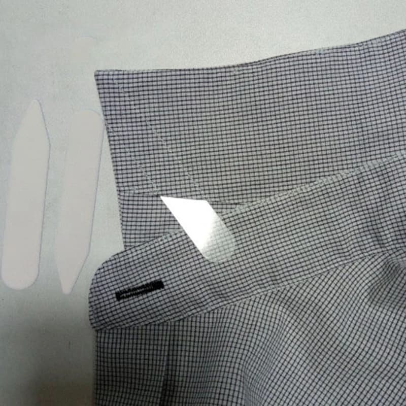 200Pcs Plastic Collar Stiffeners Set for Dress Shirt Collar Stays Bones - Maintains Shirt Collar Shape