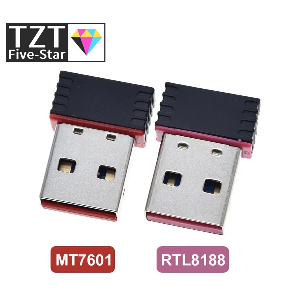 GREATZT MT7601 Mini Adattatore USB WiFi 802.11n con Antenna, Ricevitore Wireless USB 150Mbps