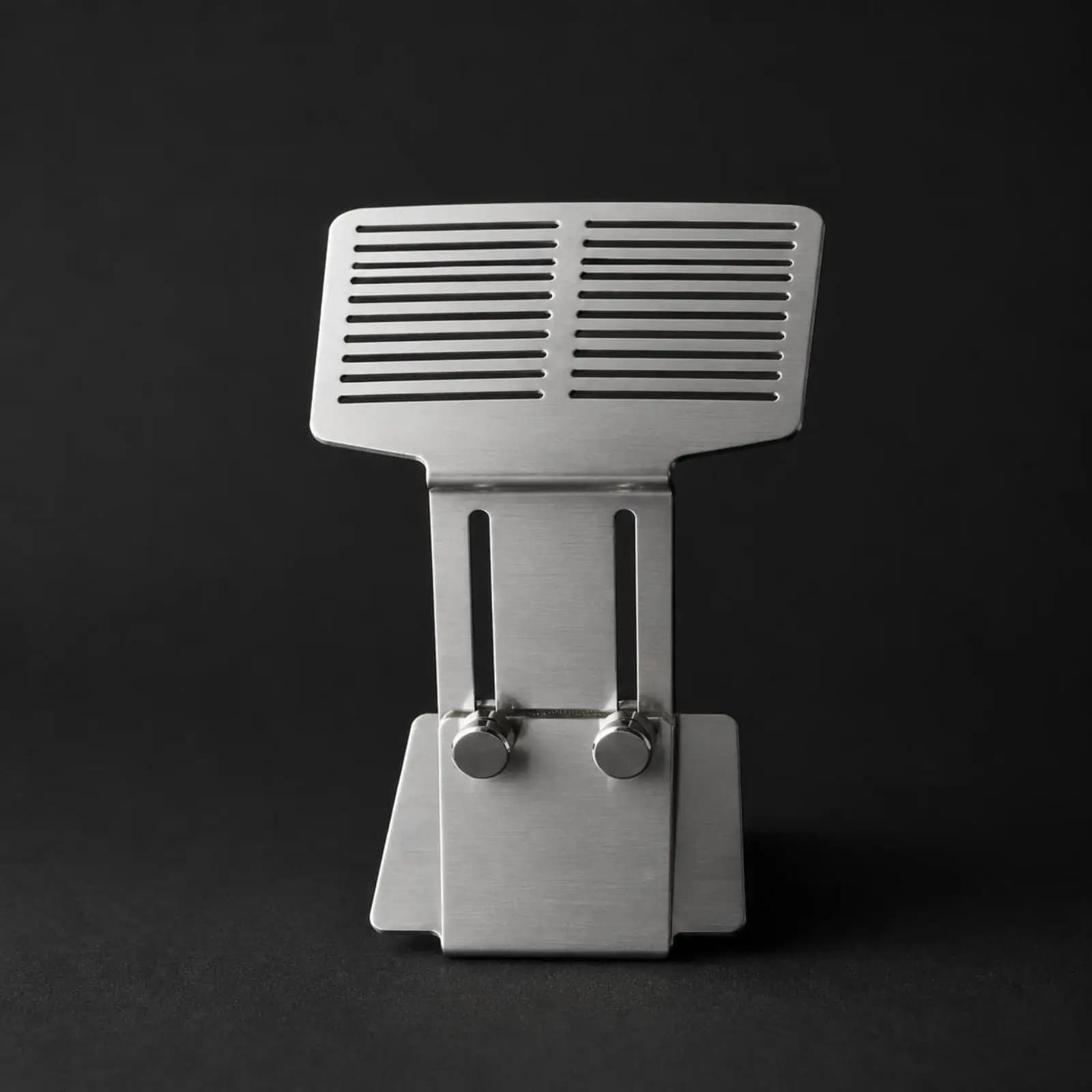 Stainless Steel Coffee Scale Stand Adjustable Height 8 to 15cm Slatted Top for Espresso Machine and Drip Coffee Tools