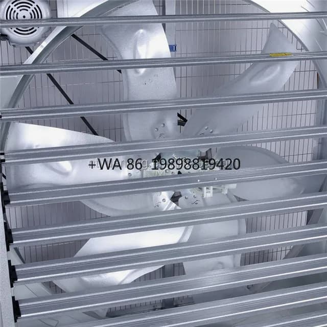 Ventilatore di scarico industriale push-pull con volume d'aria da 1380 mm in acciaio inossidabile per bestiame grande