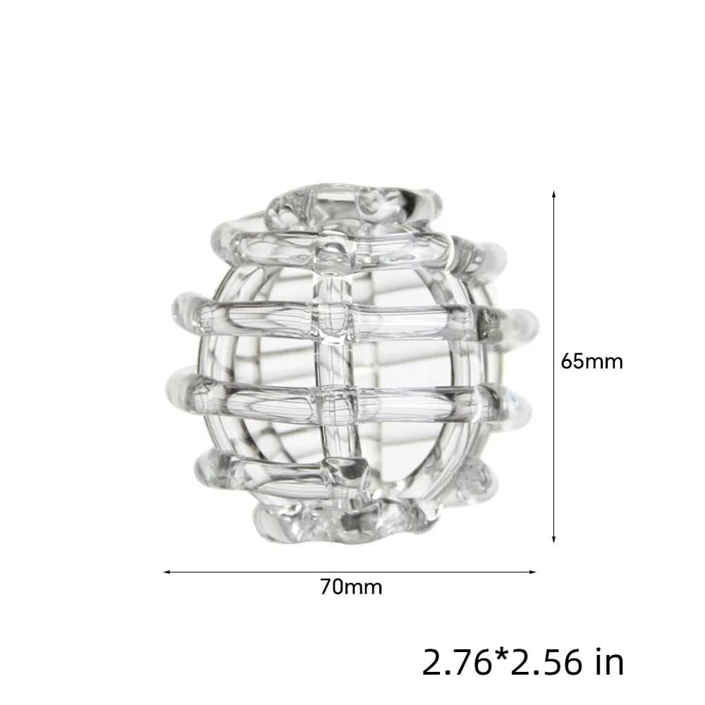 Transparent Glass Ball Vase Zen-Inspired Design Minimalist Hydroponic Flower Vase Unique Flower Vase Flower Arrangement