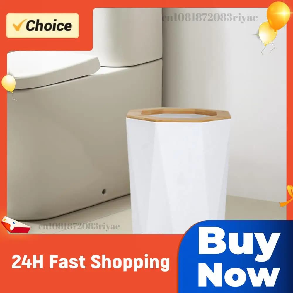 Set da Bagno 8 Pezzi con Portabicchiere, Dispenser Sapone, Spazzola, Accessori Bagno - Portasapone, Dispenser, Cestino, Spazzola WC