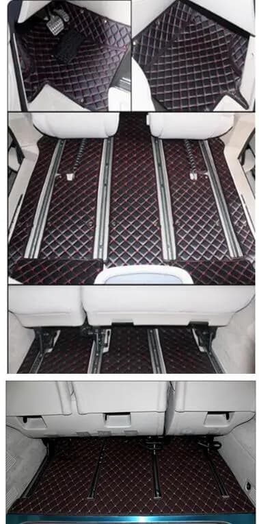 Customized Special Car Car Mats for Mercedes Benz EQV 300 2025-2020 7 8 Seats Full Set Waterproof Car Mats for EQV300 2024