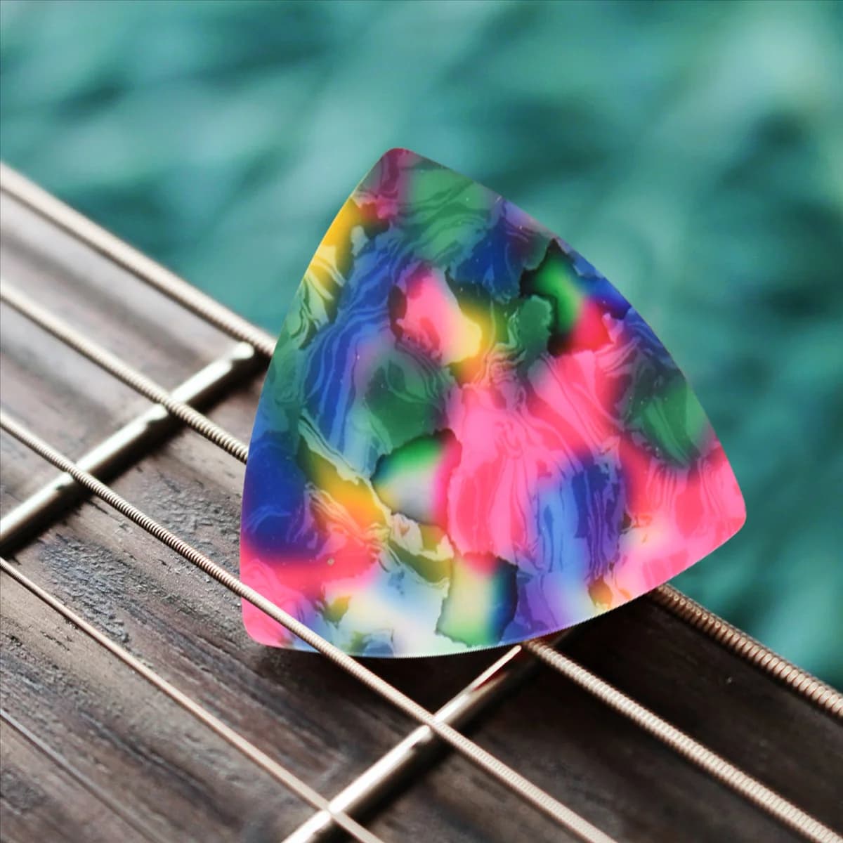 L68A10Pz Plettri per chitarra acustica/elettrica Plettri 0,46 mm --- Colori assortiti