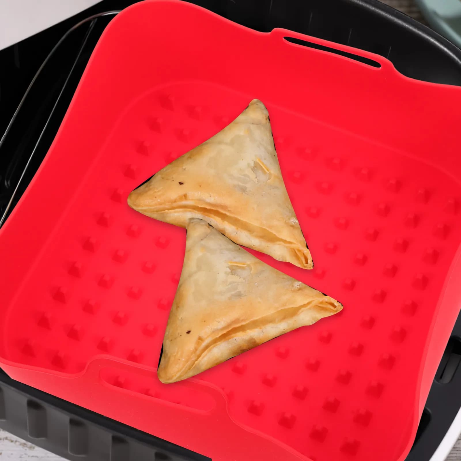 Silicone Feet Cover for Air Fryer, Reusable Anti-stick for Cooking and Cooking, Silicone Square Accessories for Air Fryer