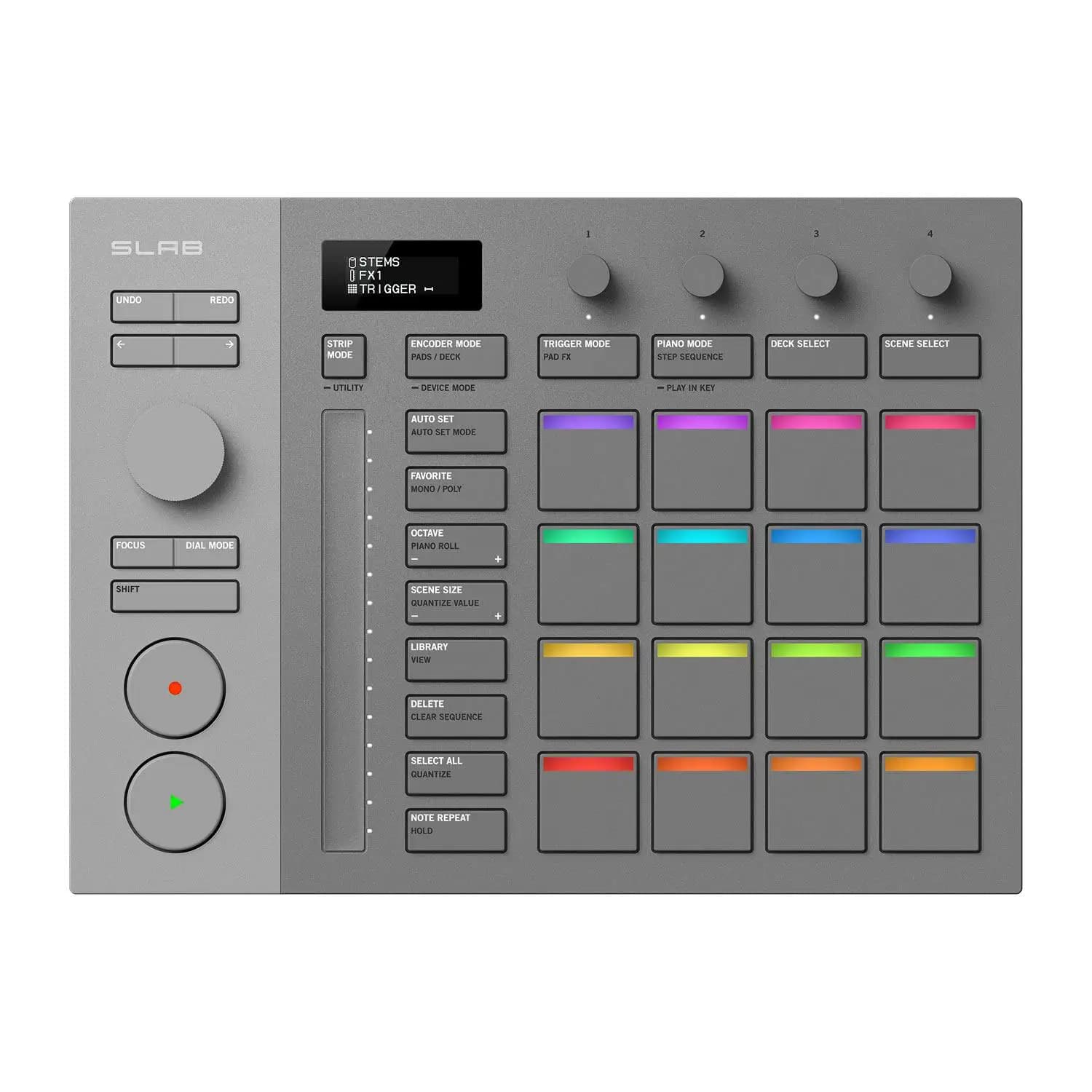 Pioneer AlphaTheta SLAB Controller MIDI Serato Studio con Pad e Drum Machine per Sampling