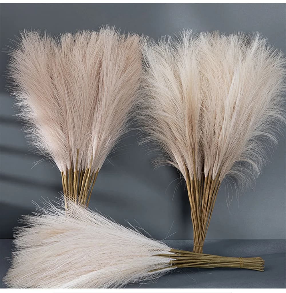 5/10/20PCS Soffici Erba di Pampa Boho Decor Fiore Artificiale Pianta Finta Reed Simulato Festa di Nozze Decorazione Della Casa 42 CENTIMETRI