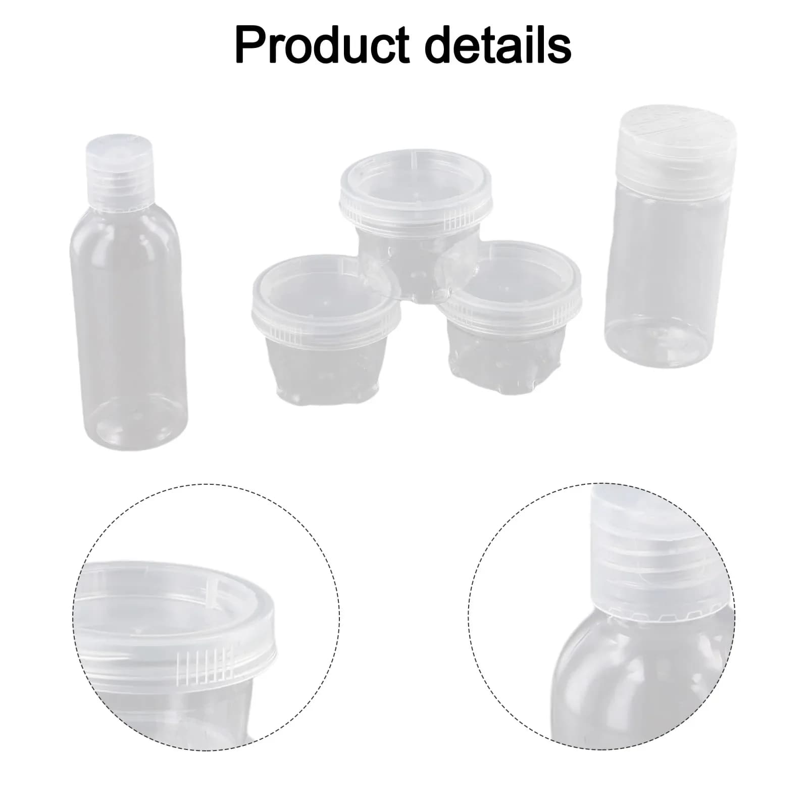 Set di condimenti da campeggio, kit di spezie da campeggio, bottiglie in PET per picnic e campeggio, bottiglie per condimenti riutilizzabili per picnic e barbecue