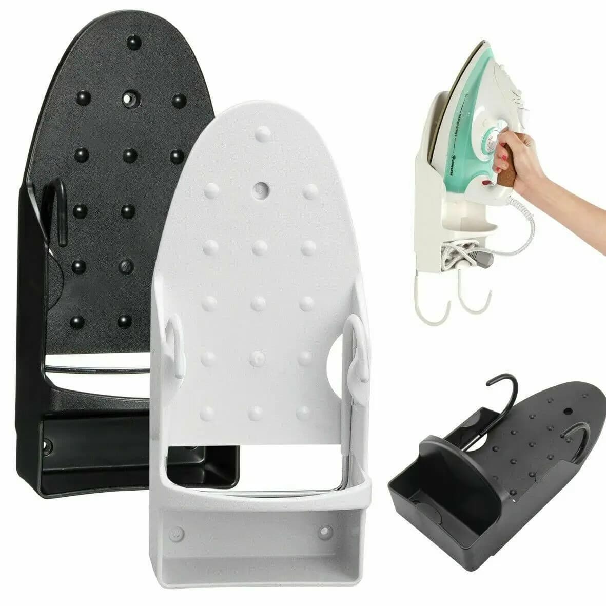 Rack di stoccaggio in ferro elettrico a parete accessori per asciugatrice domestica supporto per Rack resistente al calore gancio per appendere il supporto per asse da stiro