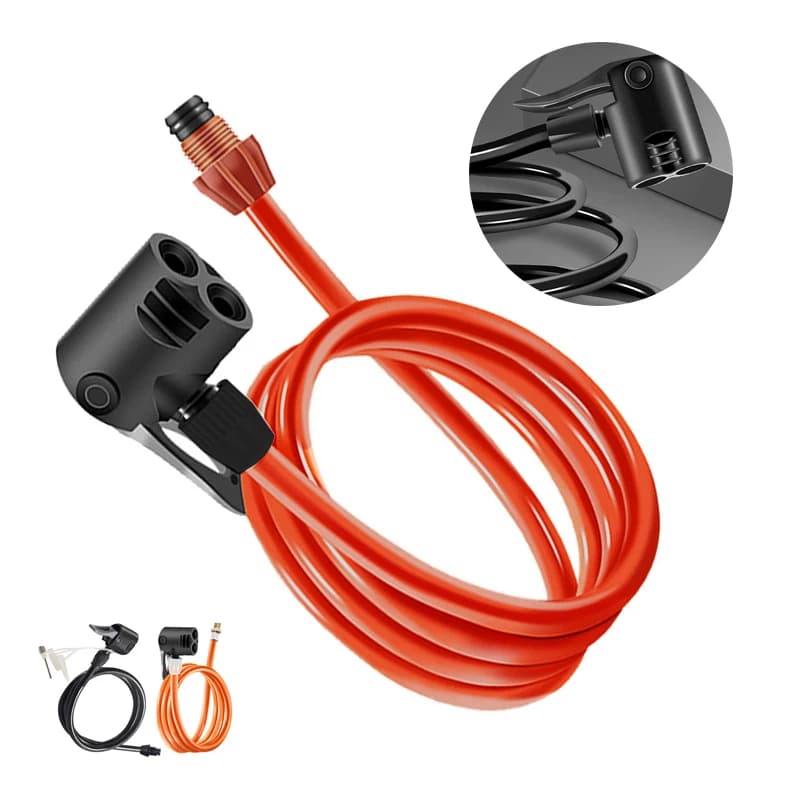 Pompa ad aria per bicicletta Pompa per tubo di prolunga Tubo per bicicletta Connettore per pompa ad aria Pompa ad aria per bici Ugelli per gonfiaggio pneumatici Accessori Tubo per pompa