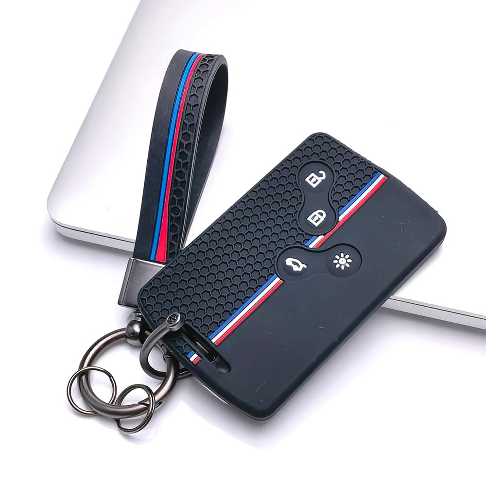Silicone Car Key Cover Protect Case for Renault Kadjar Captur Clio Megane 2 3 4 RS Koleos Logan Scenic Duster Card Accessories