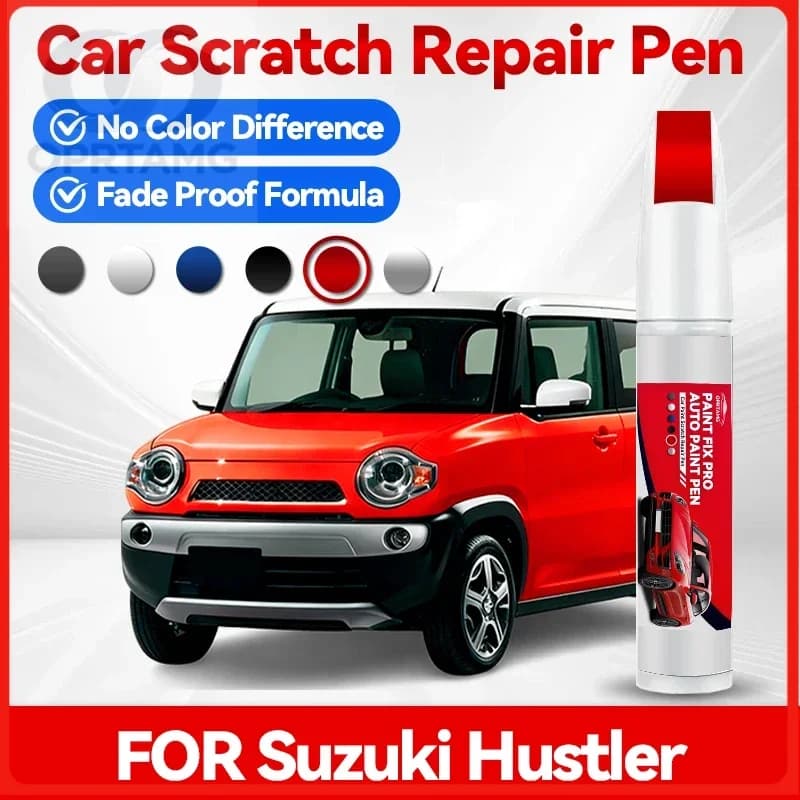OPRTAMG Hot Purpose Vehicle Car Paint Repair Pen For 2014-2025 Suzuki Hustler Paint Scratch Repair Accessories White ZA5 Black Z