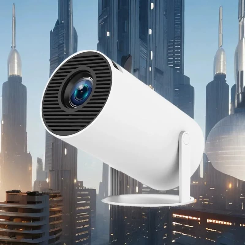 Per proiettore intelligente HY300 Mini portatile per proiettore Home Theater da campeggio HD 3326 con alta definizione